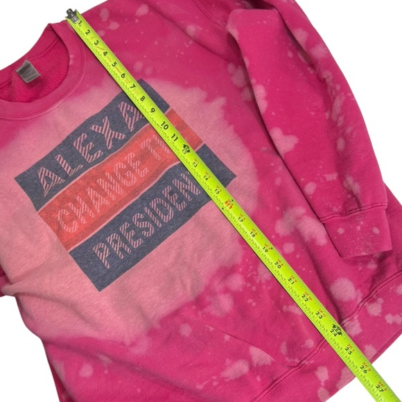 Alexa Change the President- Custom Bleached Sweatshirt - Picture 6 of 7